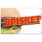 Signmission Brisket Banner Concession Stand Food Truck Single Sided B-Brisket19 - alternate 1